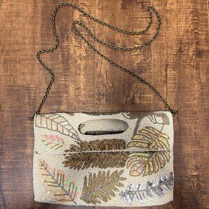 America & Beyond Beaded Clutch/Crossbody